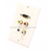 Placa Tapa VGA + Audio Jack 3.5 mm + RCA AV ABS